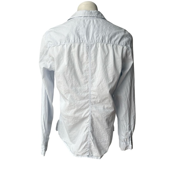 Frank & Eileen Barry Button Up in Shirting Blue, Sz XL - Picture 5 of 15